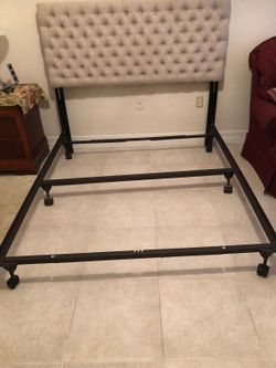 Queen Bed Frame with headboard