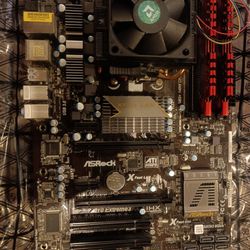 ASRock 970 Motherboard + AMD FX8350 + G.Skill 16GB RAM + NVIDIA Geforce GTX 460