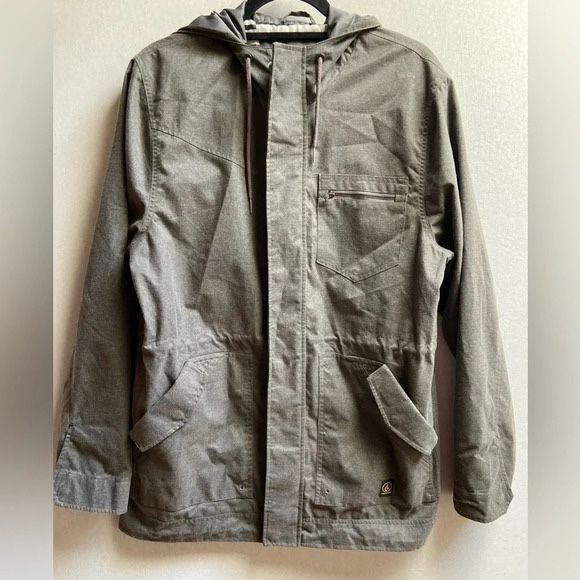 Volcom Brackish Hooded Mid Weight Jacket Sz M