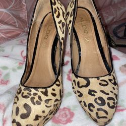 Aldo Cheetah Print Heels 