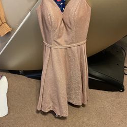 Rose Gold dress 50$