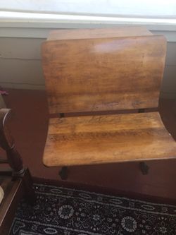Antique child school desk