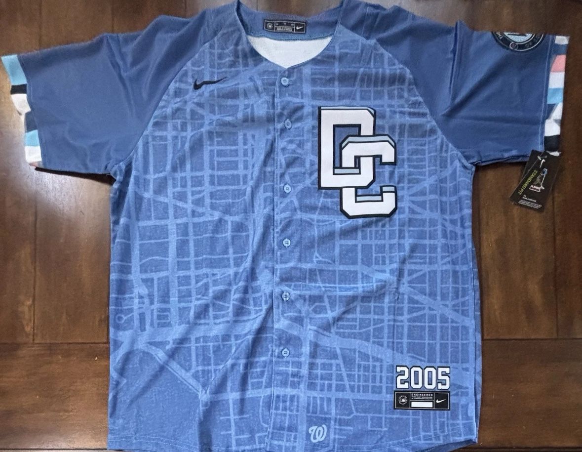 Washington Nationals Dylan Crews 2025 City Connect Limited Jersey Adult XL
