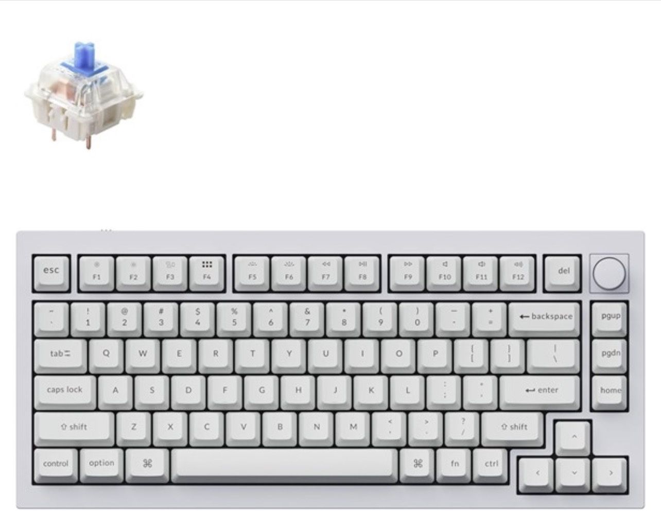 Keychron Q1 RGB Wired Mechanical Keyboard with Knob