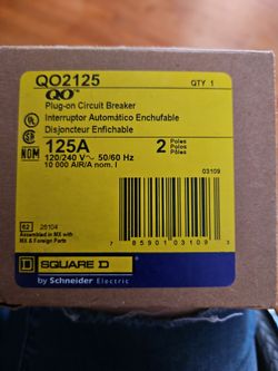 125 A circut breaker