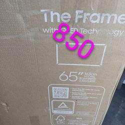 SAMSUNG 65"INCH QLED 4K THE FRAME TV LS03D 
