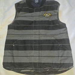 Loser Machine Condor VEST Charcoal Grey Size Large 