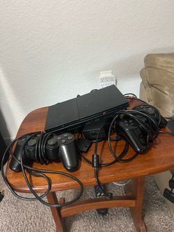 Sony PlayStation 2 Slim Console with Controllers