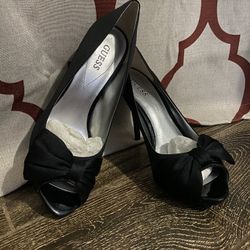 Guess Black Satin Shoe
