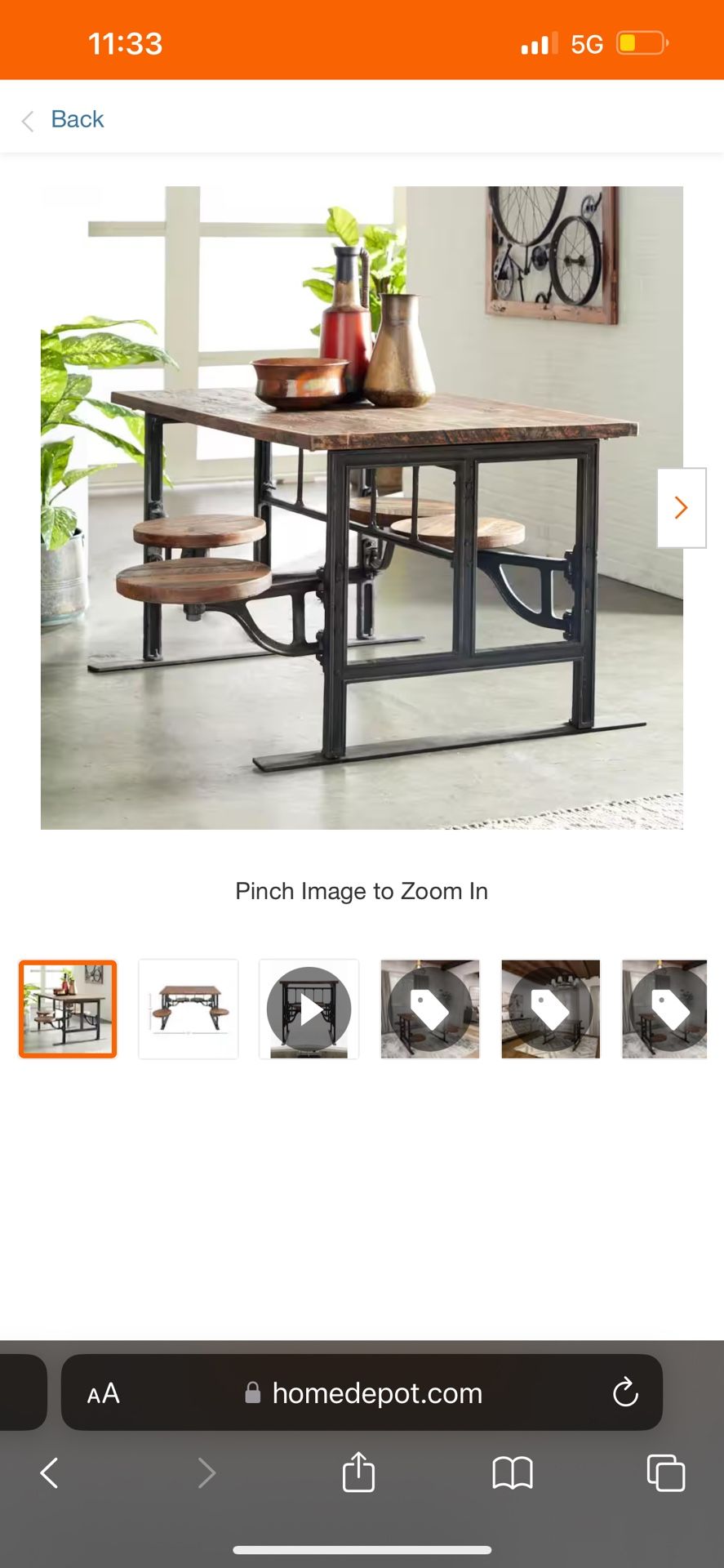 Kitchen Table (MSRP: $1945)