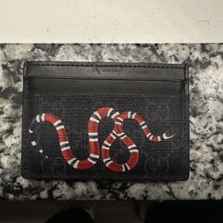 Gucci King Snake Card Holder