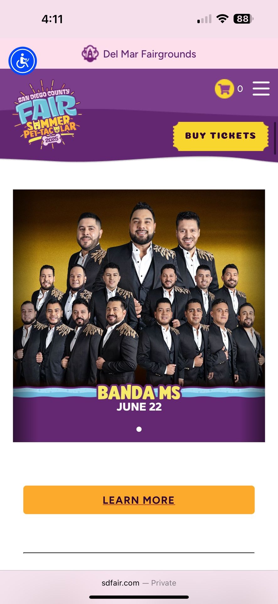 2 Boletos Banda Ms Este Domingo