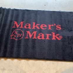 Maker’s Mark whiskey bourbon rug