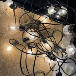 Outdoor String Lights, 14 Bulbs, 20 ft