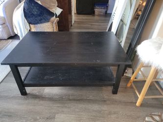 Wood Black Coffee Table 