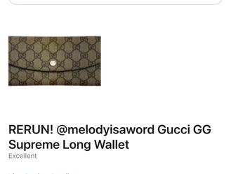 Gucci GG Supreme Long Wallet
