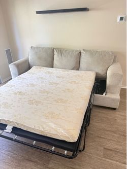 FREE couch with queen pull out bed!!!need gone ASAP