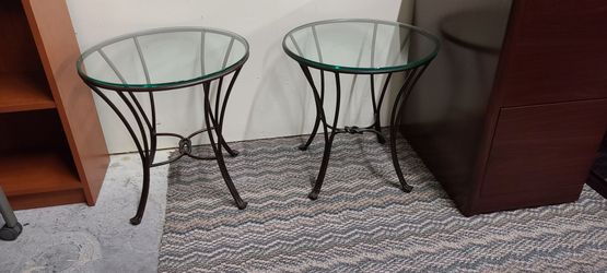 Glass End Table