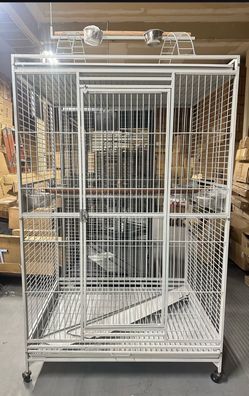 XXX large bird cage 40”x30”x72”