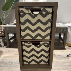 Storage Shelf With Drawers