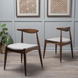 Mid Century Style Dining Chairs (set of 2)