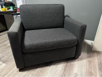 Oversized Convertible Arm Chair, makes into twin futon bed