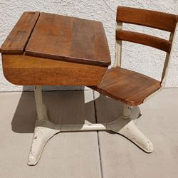 1950s Student Desk