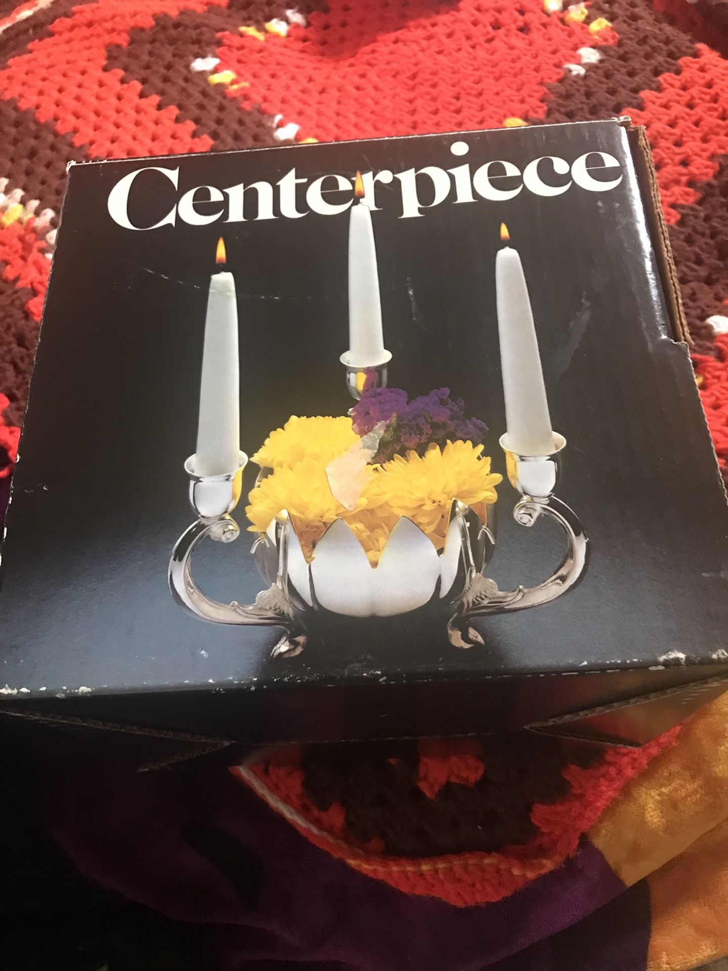 Silver plated Candle Holder