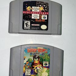 Nintendo 64 Games- Donkey Kong And Namcomuseum