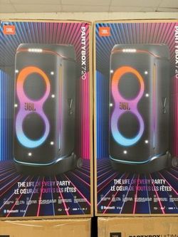 Big Savings.  Jbl Partybox 720. Rechargeable Battery.  Free 🎤 🎤.  Brand New SEALED.