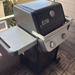 Weber Spirit 2 Burner Propane Grill BBQ Camp Asado