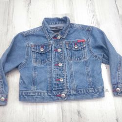 Retro Guess Jeans Denim Jacket Kids Size 4T