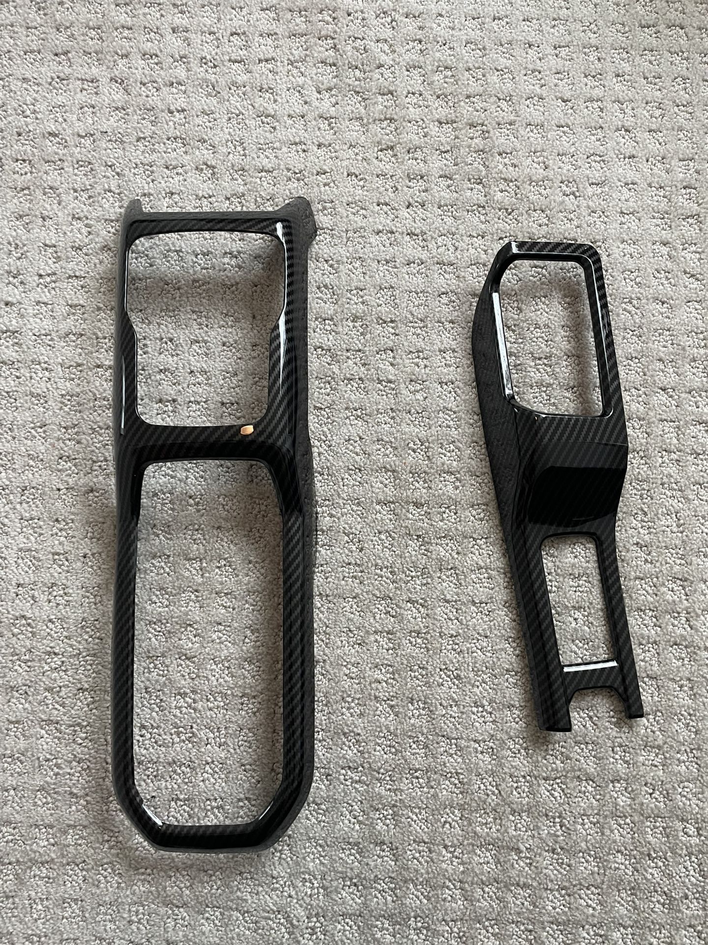 Jeep JL Carbon Fiber Console Gear Shift 4WD Panel Trim Cover