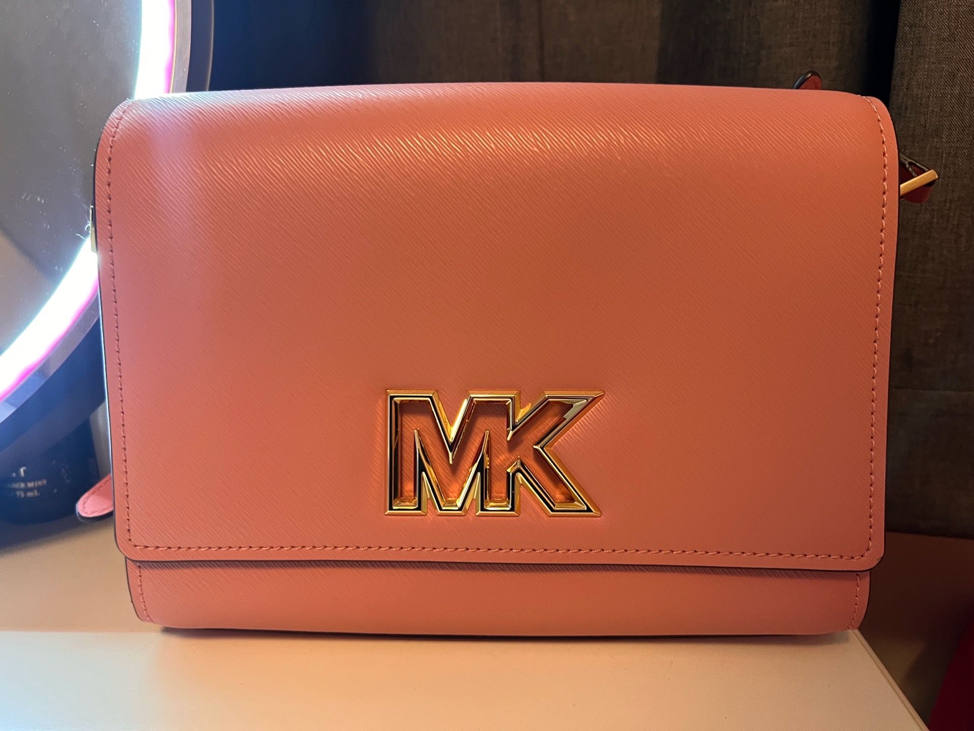 Michael Kors Mimi Medium Flap Messenger - Pink
