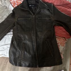 Lee Riveted Leather Jacket