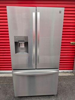 KENMORE STAINLESS STEEL FRIDGE