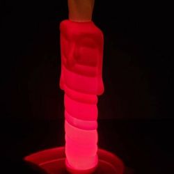 Vintage Empire Candle Lighted Blow Mold - 1968