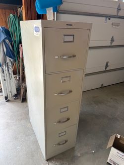 5-drawer metal filing cabinet