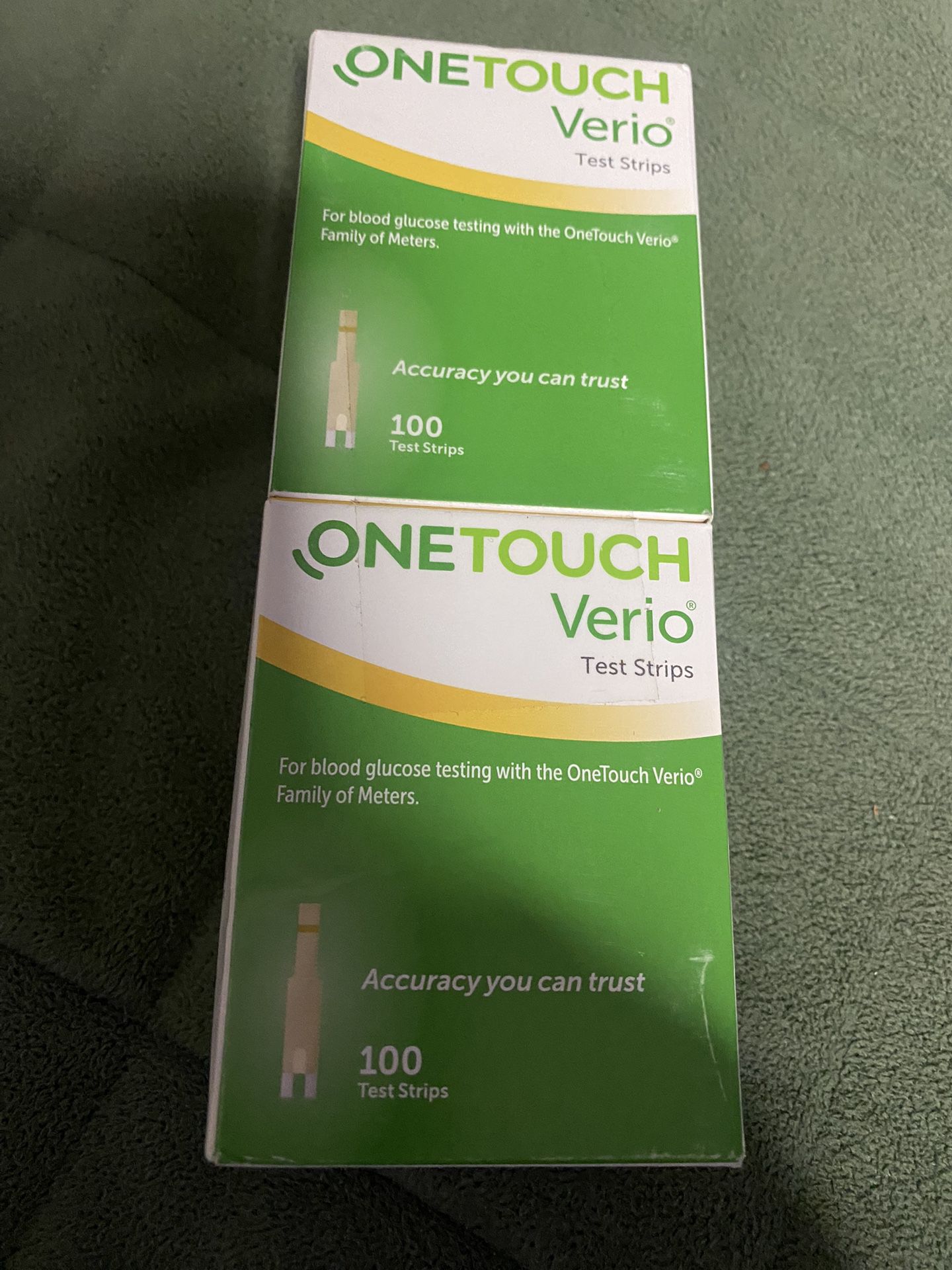ONE  TOUCH VERIO TEST STRIPS 