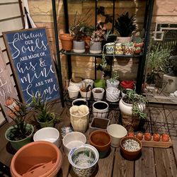 Assorted Ceramic Planters $8 And Up 