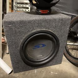 Alpine SD Sub And Box