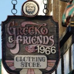 Original Greekos Sign From Shop In Hermosa Beach