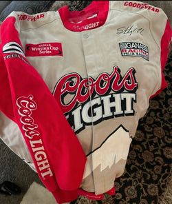 Jeff Hamilton Coors Light Racing Jacket Sterling Marlin NASCAR 2XL