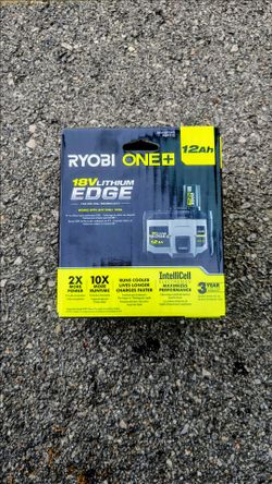 NEW Ryobi PBP1112 ONE+ 18V Lithium EDGE 12Ah Battery - GENUINE RYOBI OEM BATTERY