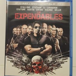 $5 BLU RAY MOVIE. THE EXPENDABLES. BLU RAY / DVD ONLY. NO DIGITAL. $5 OR TRADE FOR A MOVIE TITLE I DO NOT ALREADY OWN.