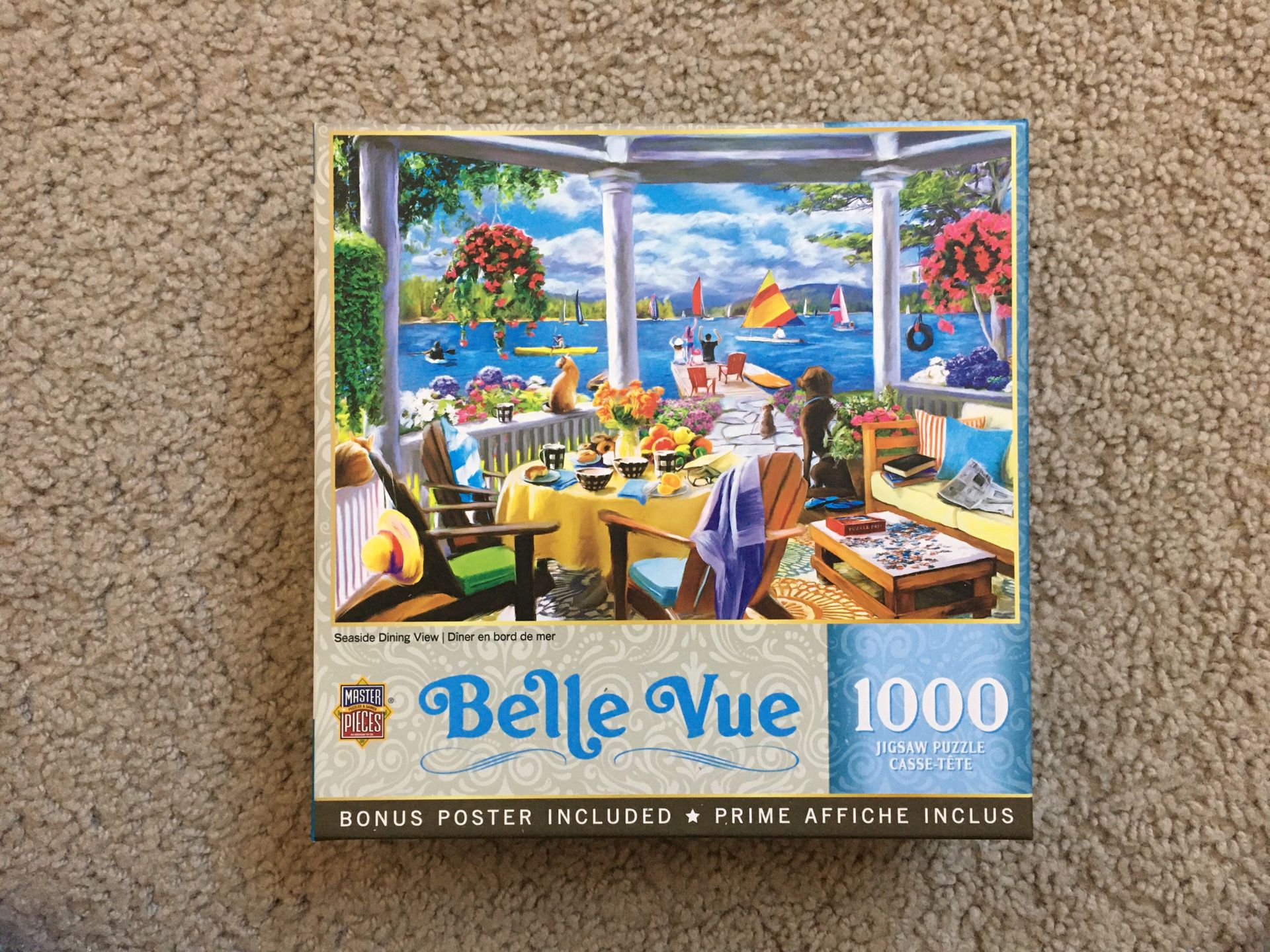 Jigsaw Puzzle SEASIDE DINING VIEW Master Pieces