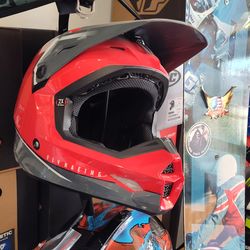 Fly racing dirt bike helmet Honda red size 2XL special deal right now $99 March special deal only