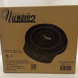 PRECISION NUWAVE 2 INDUCTION COOKTOP MODEL #30151C
