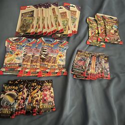 x38 Pokémon Booster Packs Assorted 