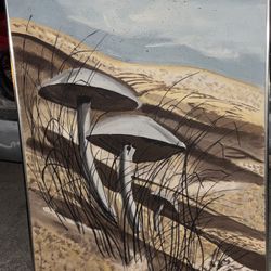 Large Mushroom Painting